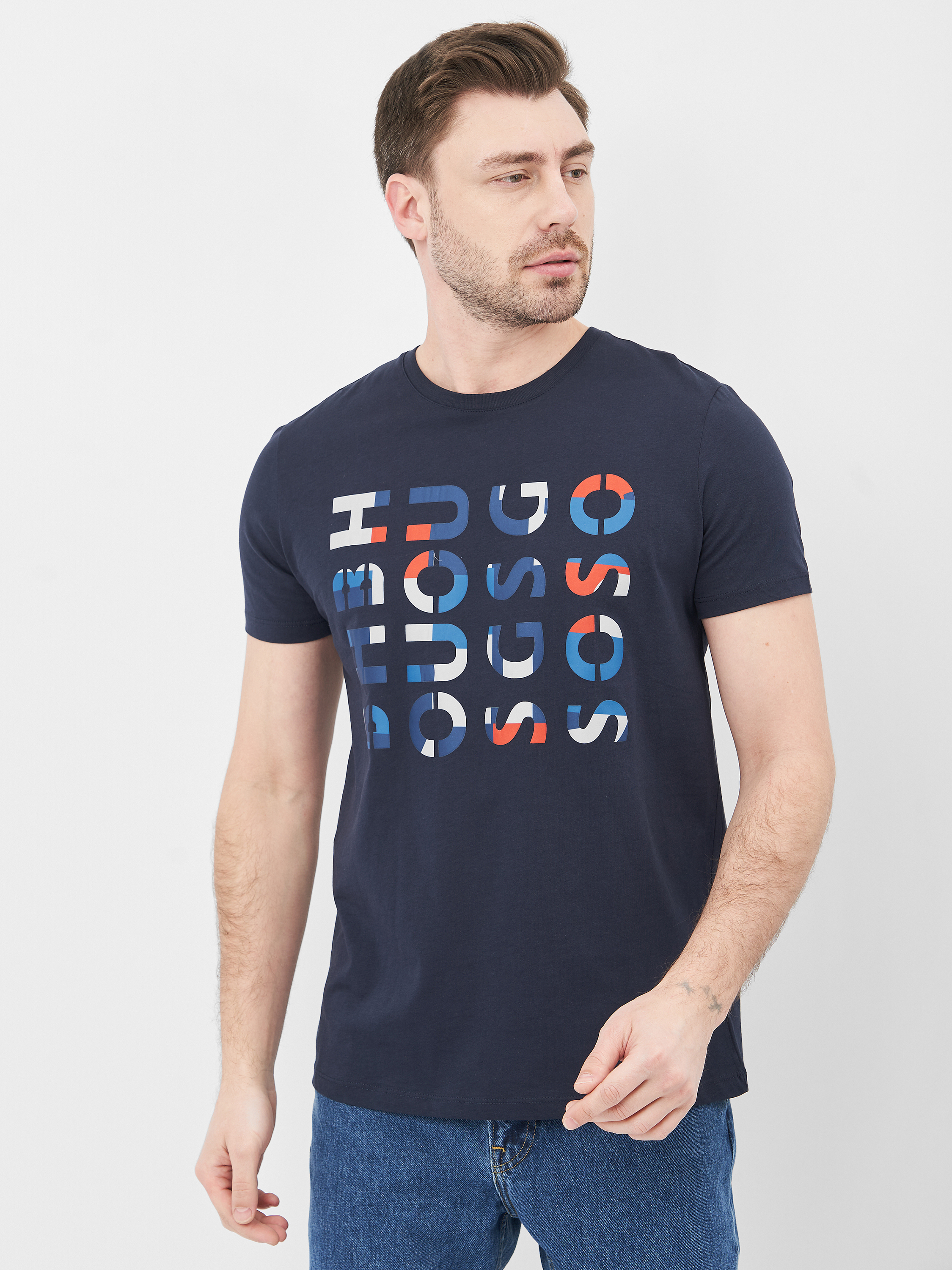 

Футболка Hugo Boss 10654.4 2XL (52) Темно-синяя
