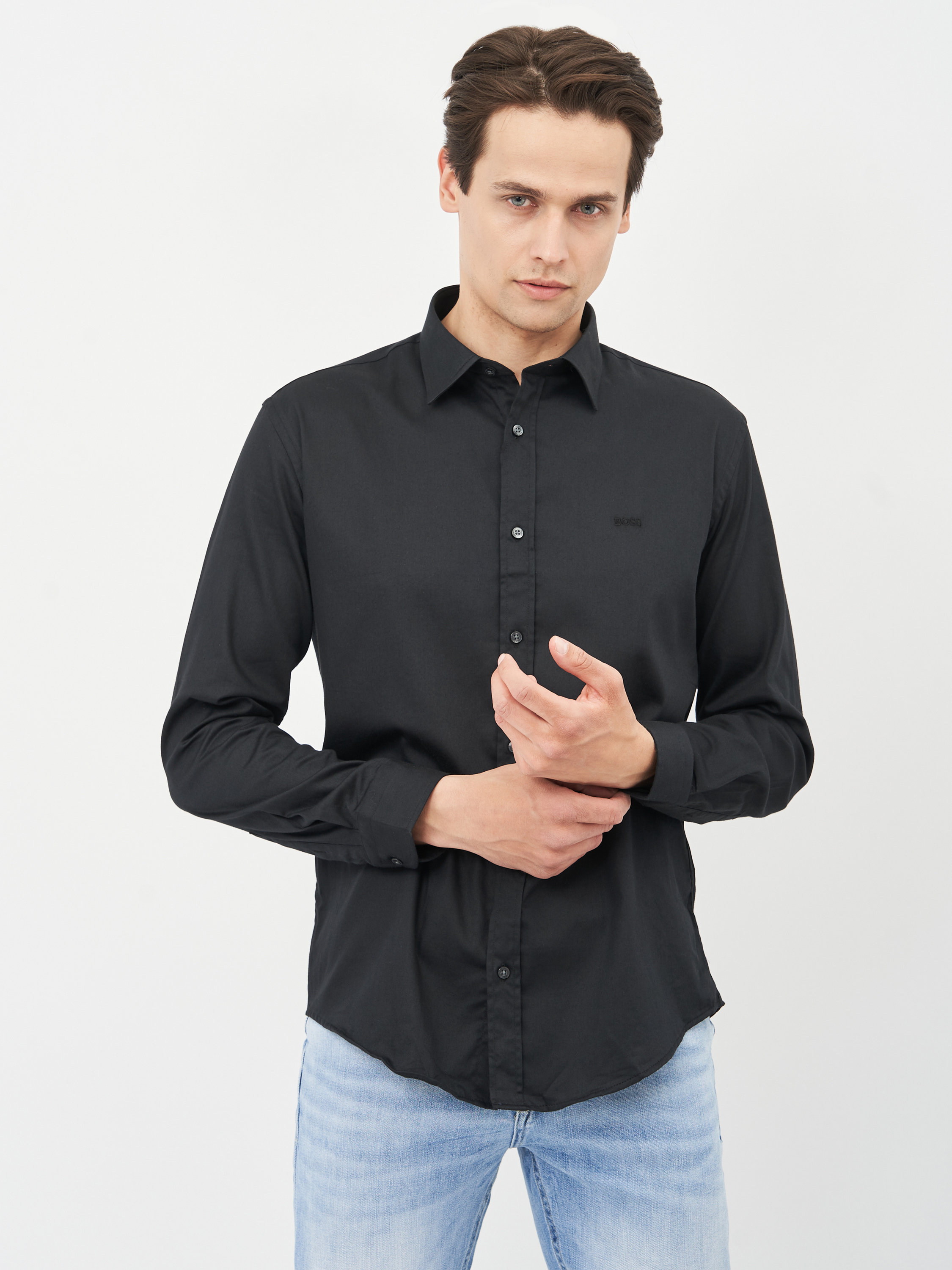 

Рубашка Hugo Boss 10693.1 M (46) Черная
