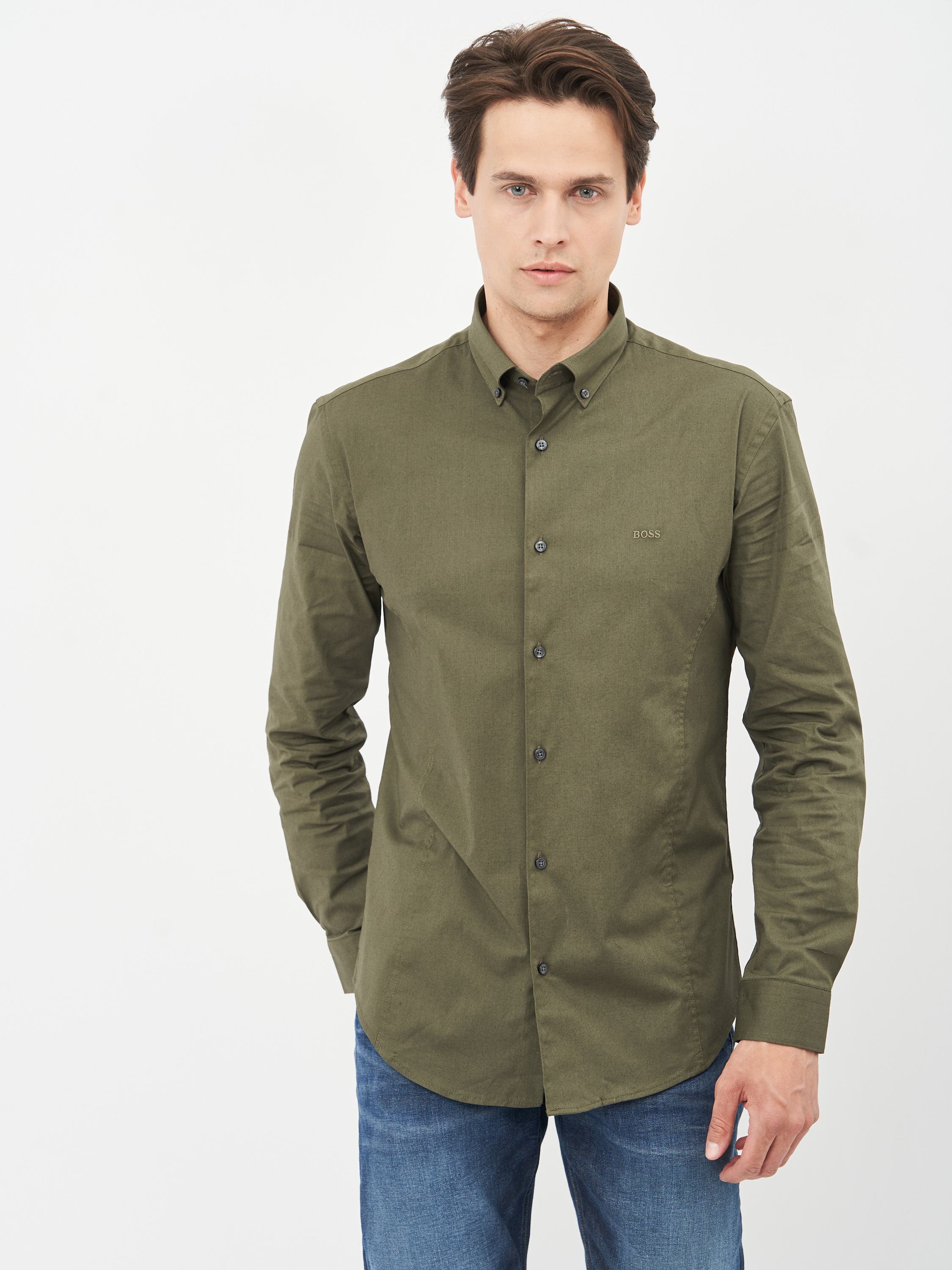 

Рубашка Hugo Boss 10693.7 L (48) Хаки