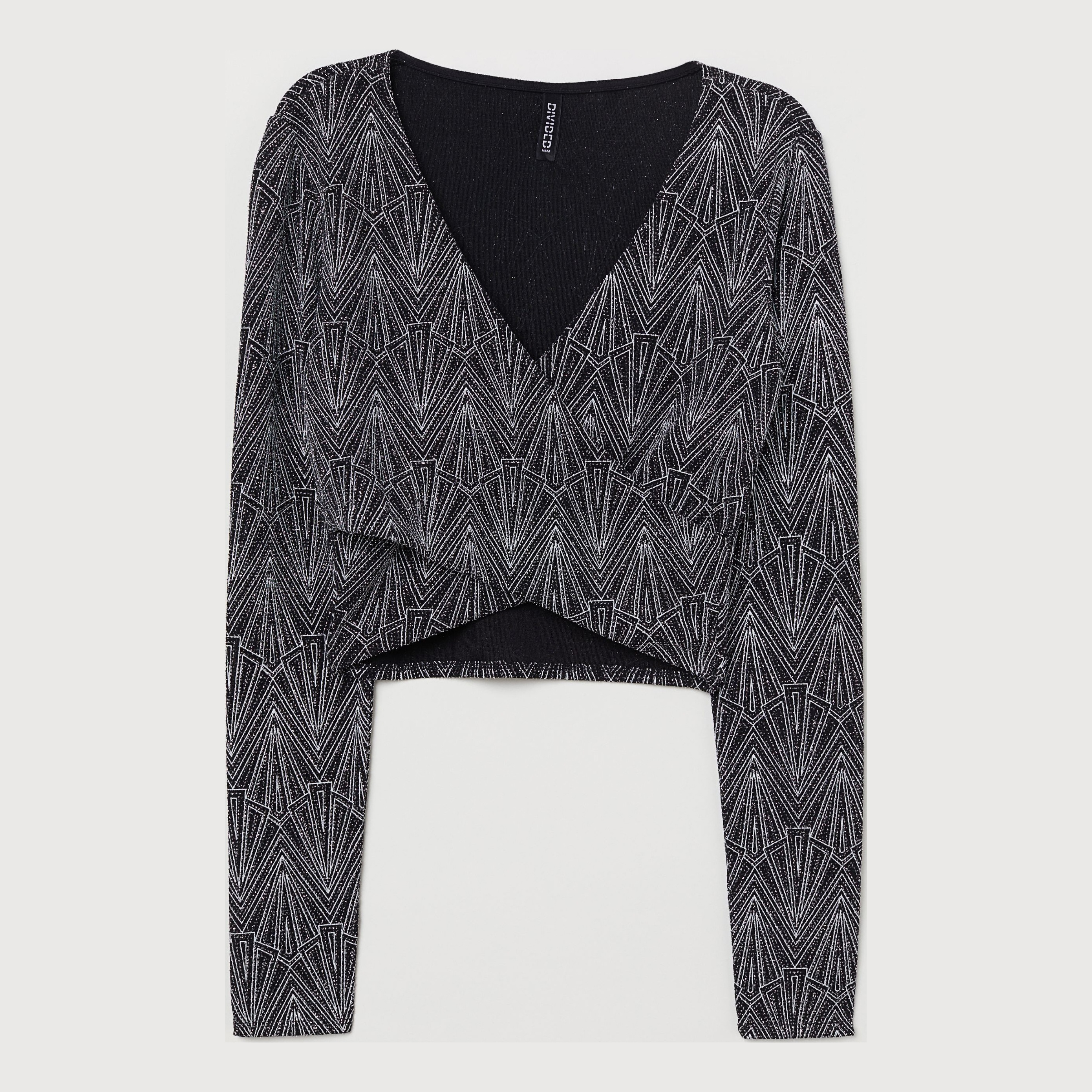 

Топ H&M 0657924-8  Черный, Топ H&M 0657924-8 S Черный