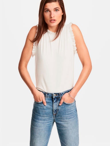 

Топ H&M 0507533-6  Белый, Топ H&M 0507533-6 XS Белый