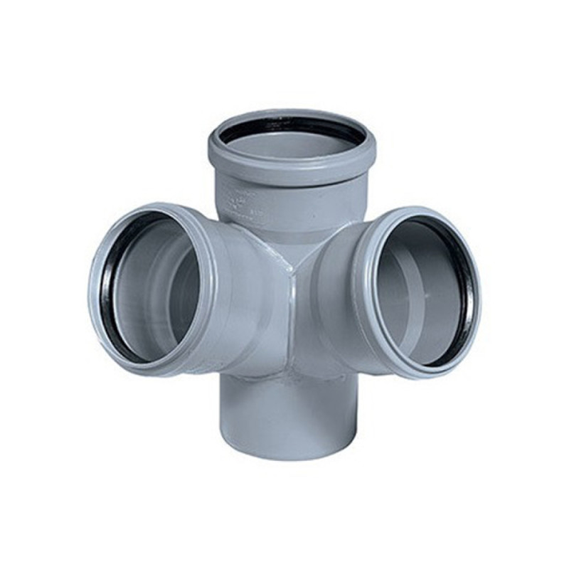 

Крестовина двухплоскостная из PPR HT-Safe Ostendorf 110х110х110х110, 67°