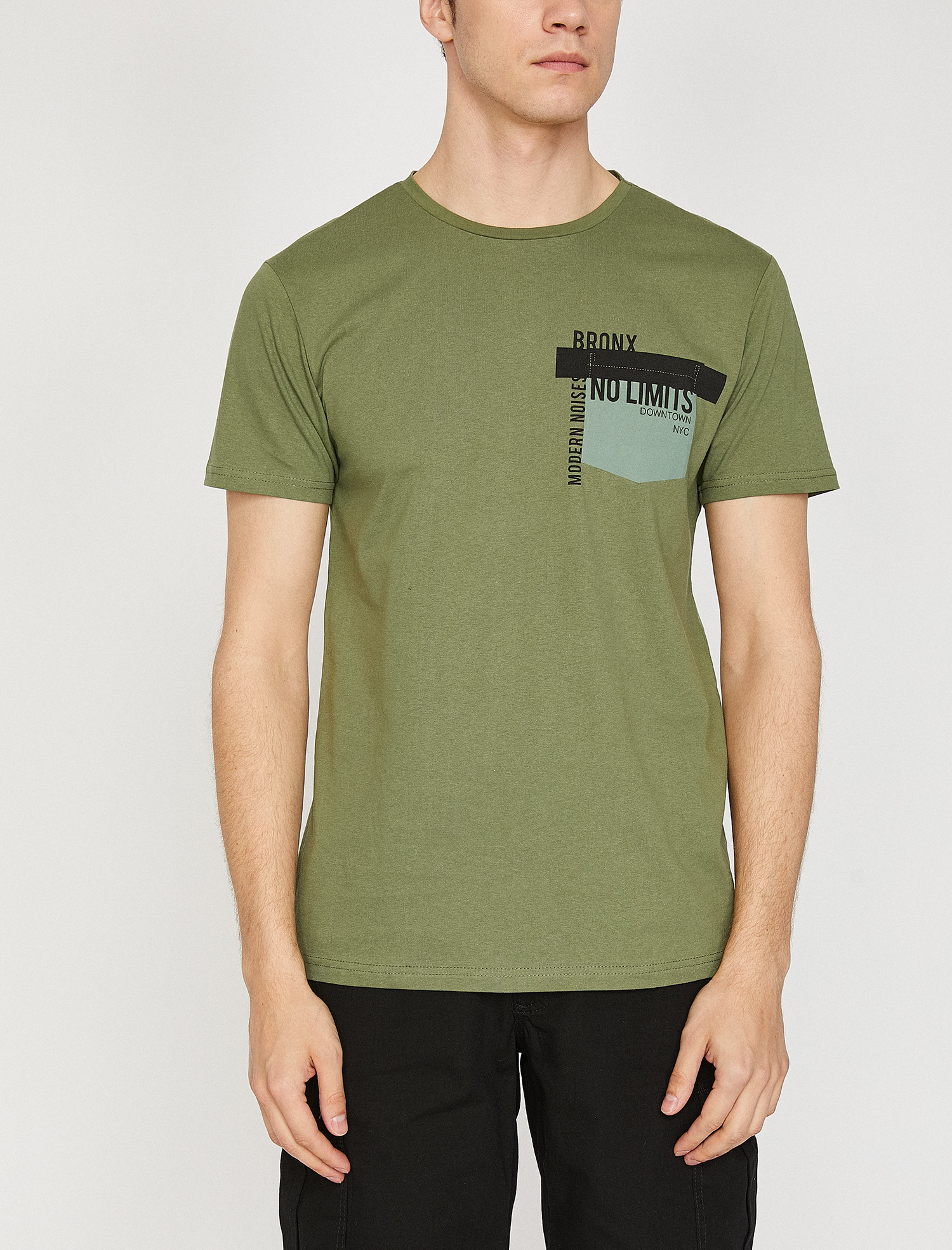 

Футболка Koton 8YAM11755DK M Green