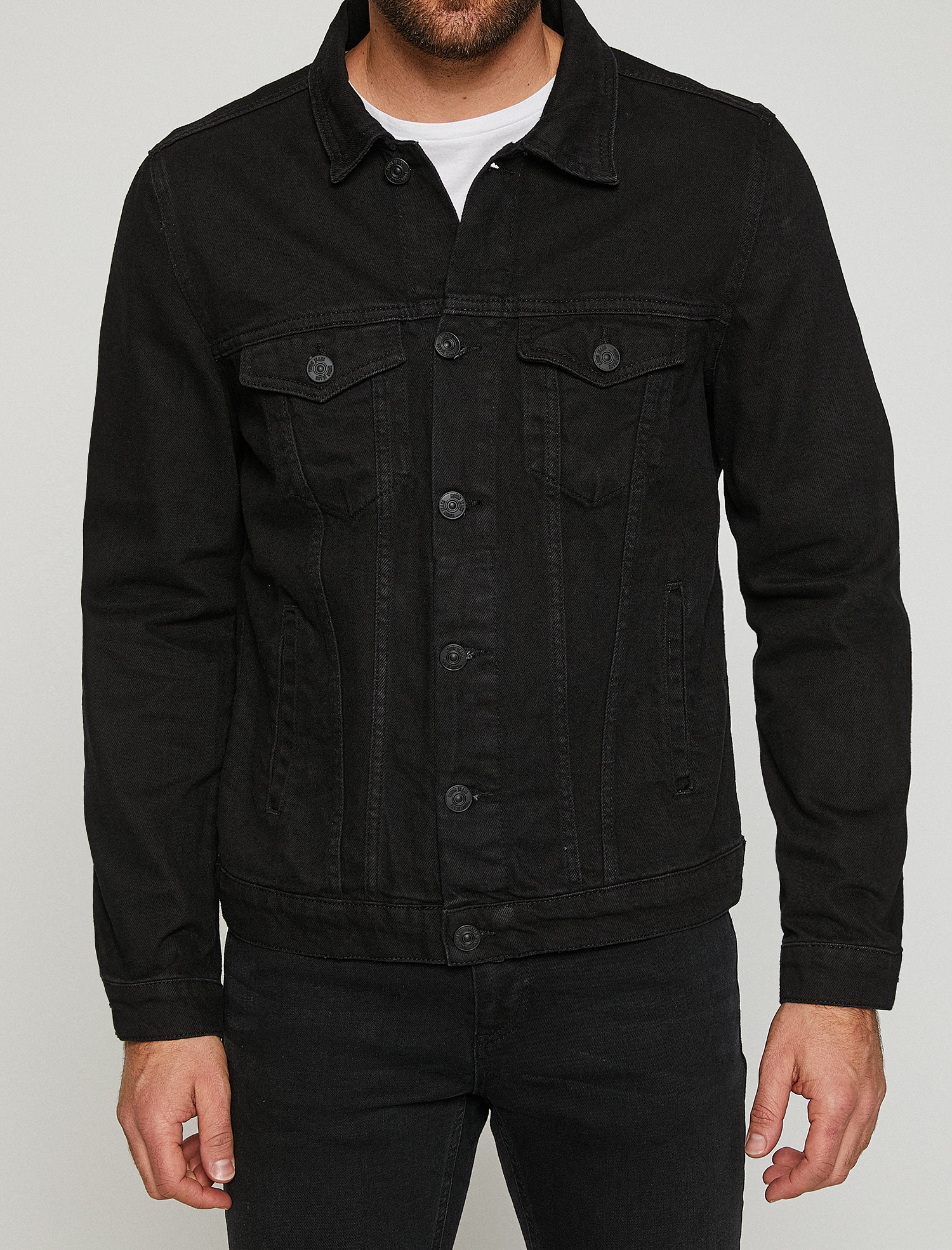 

Куртка джинсовая Koton 8YAM53000LD M Black