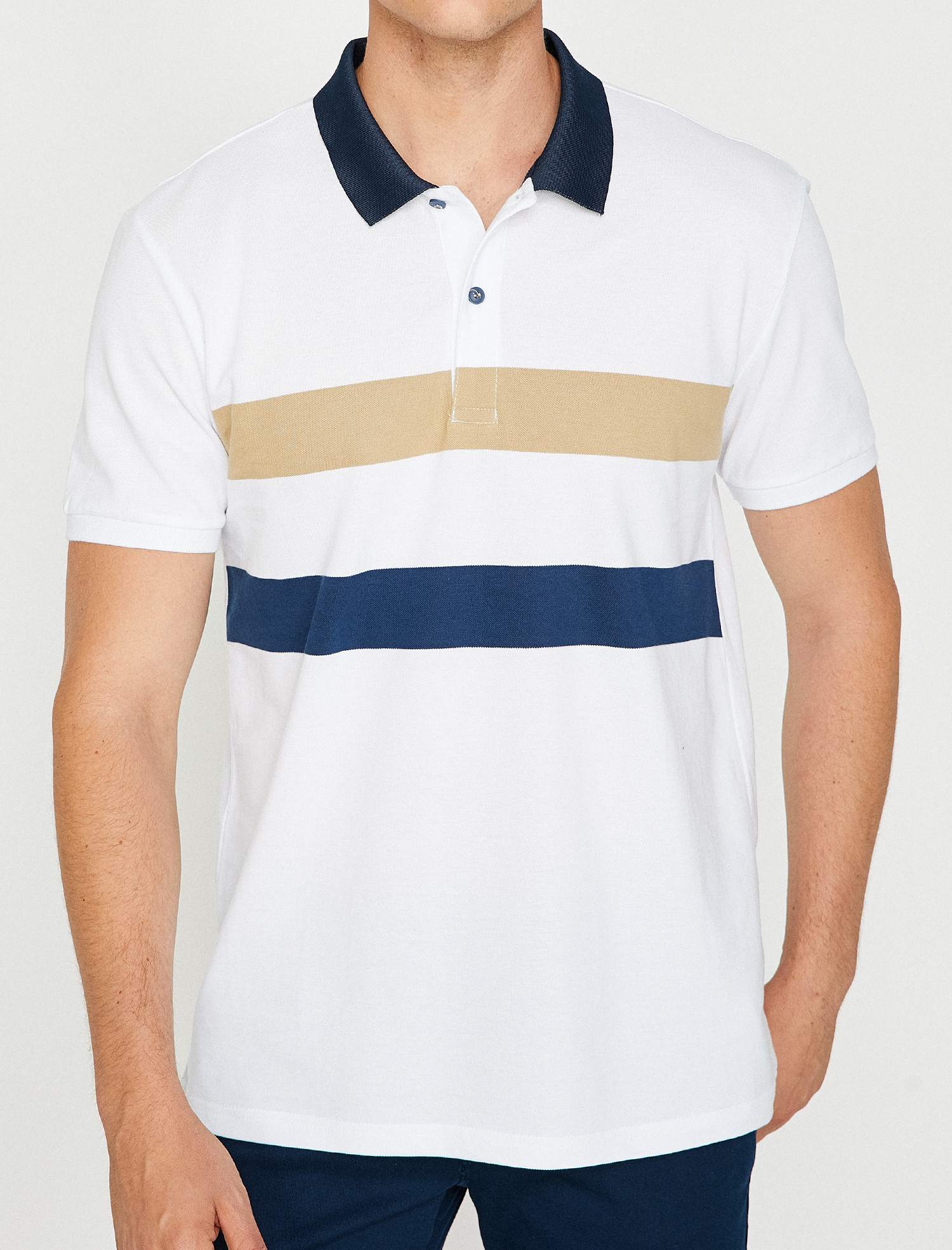 

Поло Koton 8YAM11058LK M White Design