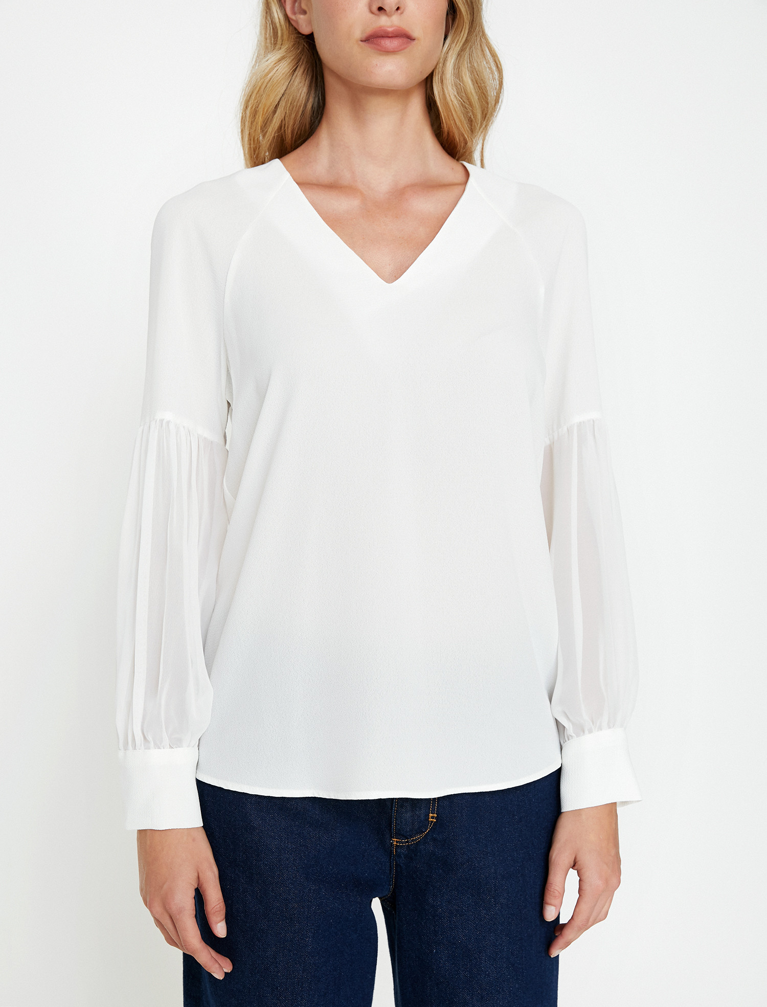 

Блузка Koton 9KAK68872PW 36 Off White