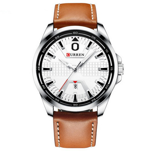 

Часы наручные Curren 8379 Silver-White-Brown