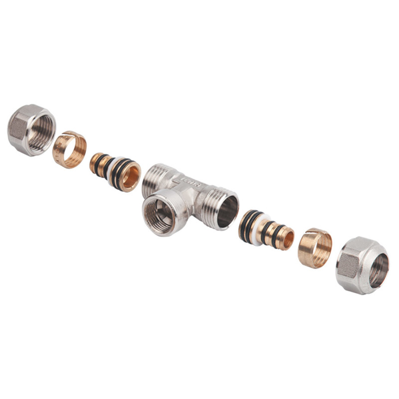 

Тройник металлопластиковый Icma №548 20х1/2"х20