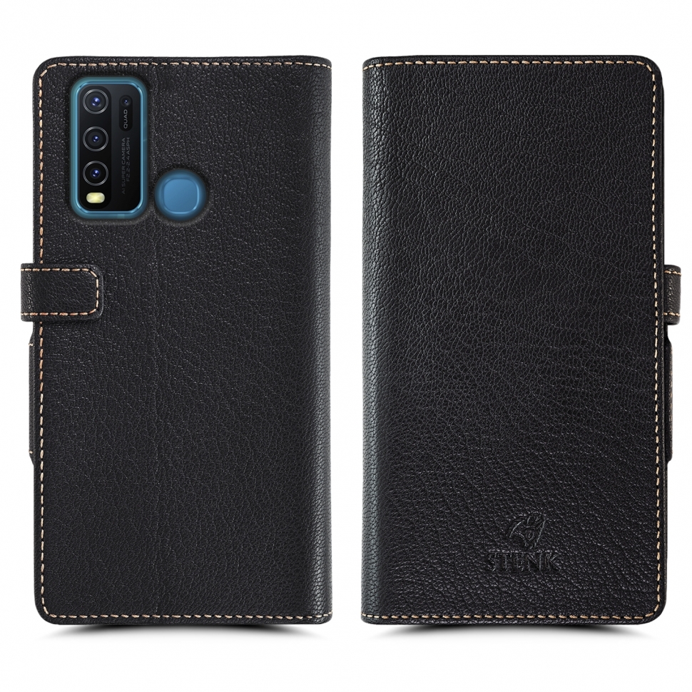 

Чехол книжка Stenk Wallet для Vivo Y30 Черный