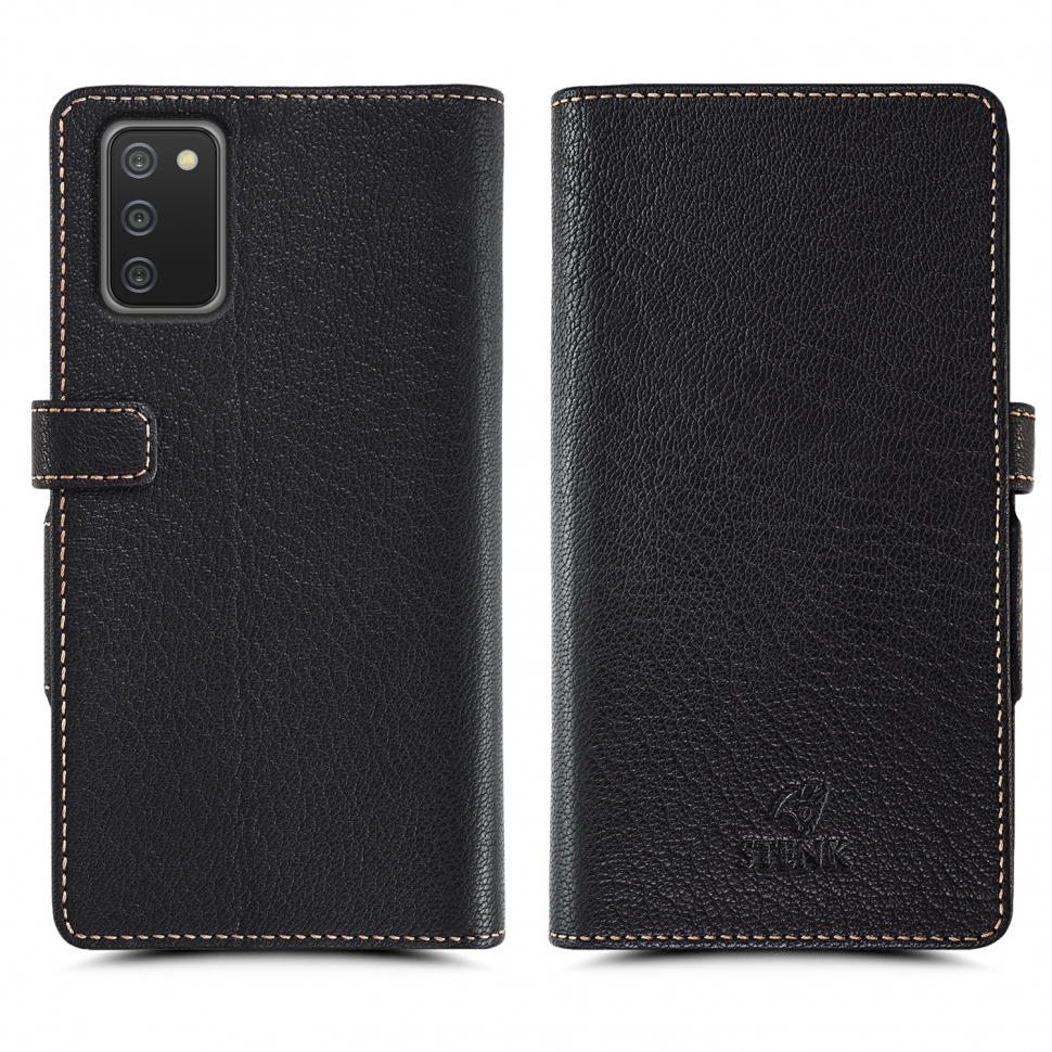 

Чехол книжка Stenk Wallet для Samsung Galaxy A02s Черный