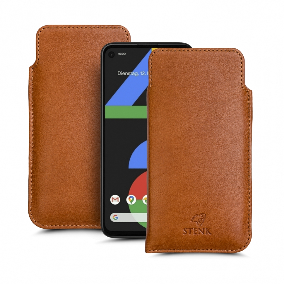 

Футляр Stenk Elegance для Google Pixel 4a Camel