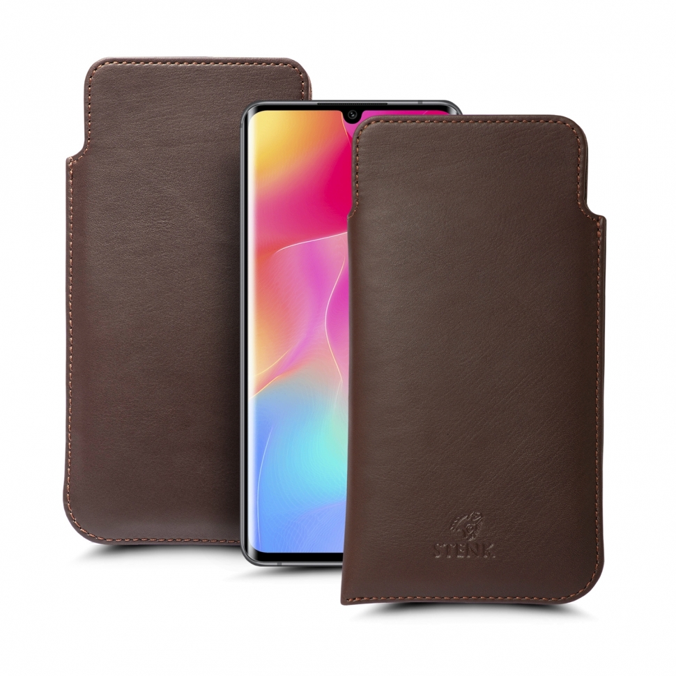 

Футляр Stenk Elegance для Xiaomi Mi Note 10 Lite Коричневый