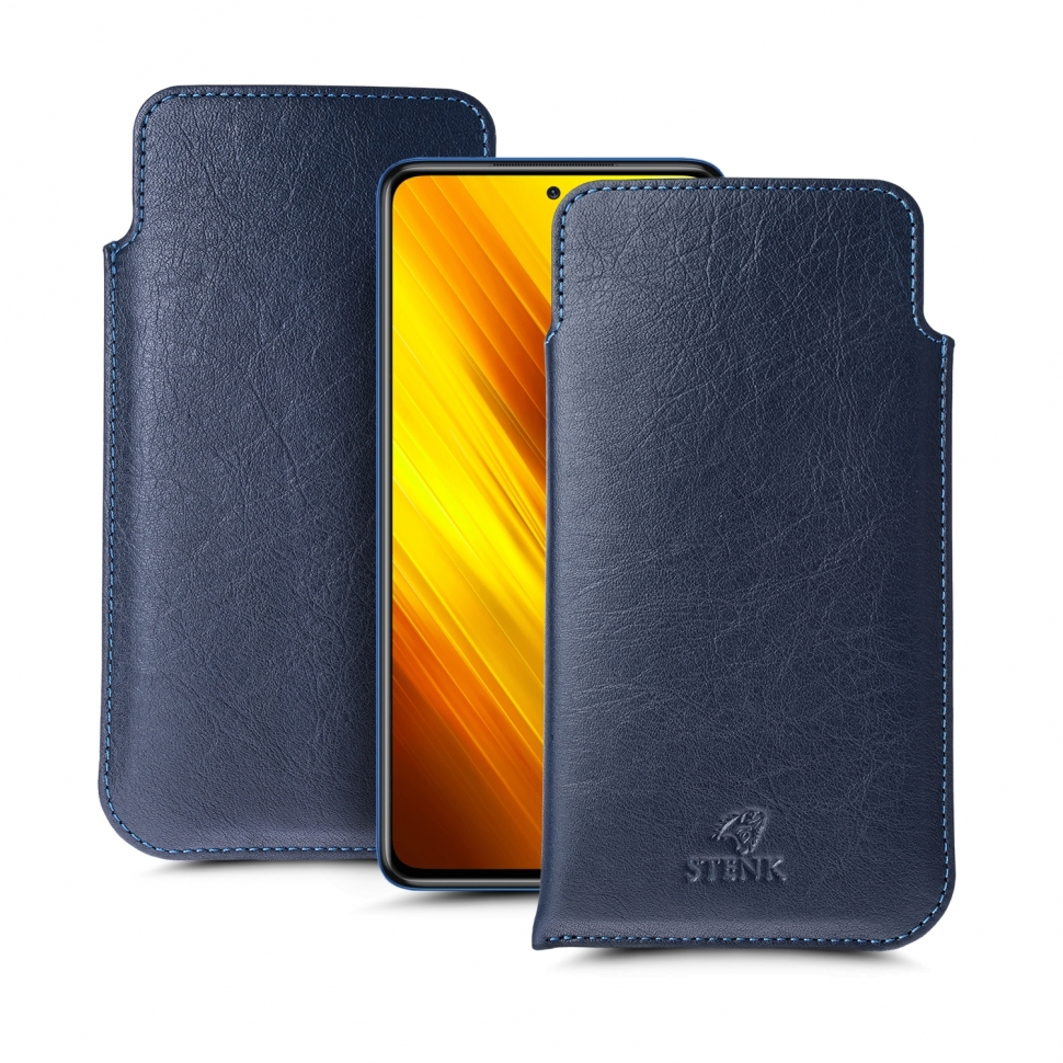 

Футляр Stenk Elegance для Xiaomi Poco X3 Синий
