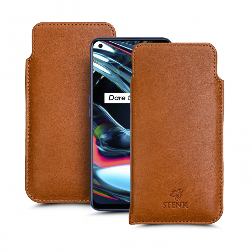 

Футляр Stenk Elegance для Realme 7 Pro Camel
