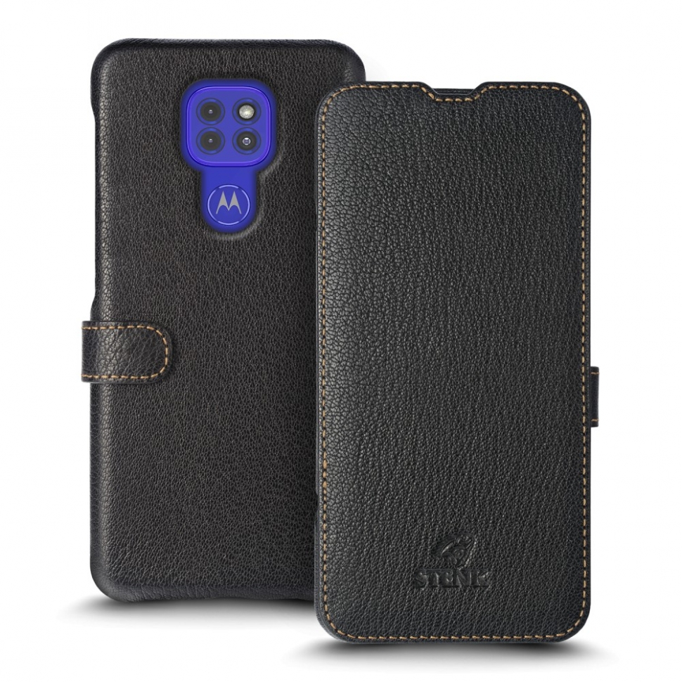 

Чехол книжка Stenk Premium для Motorola Moto G9 Play Чёрный
