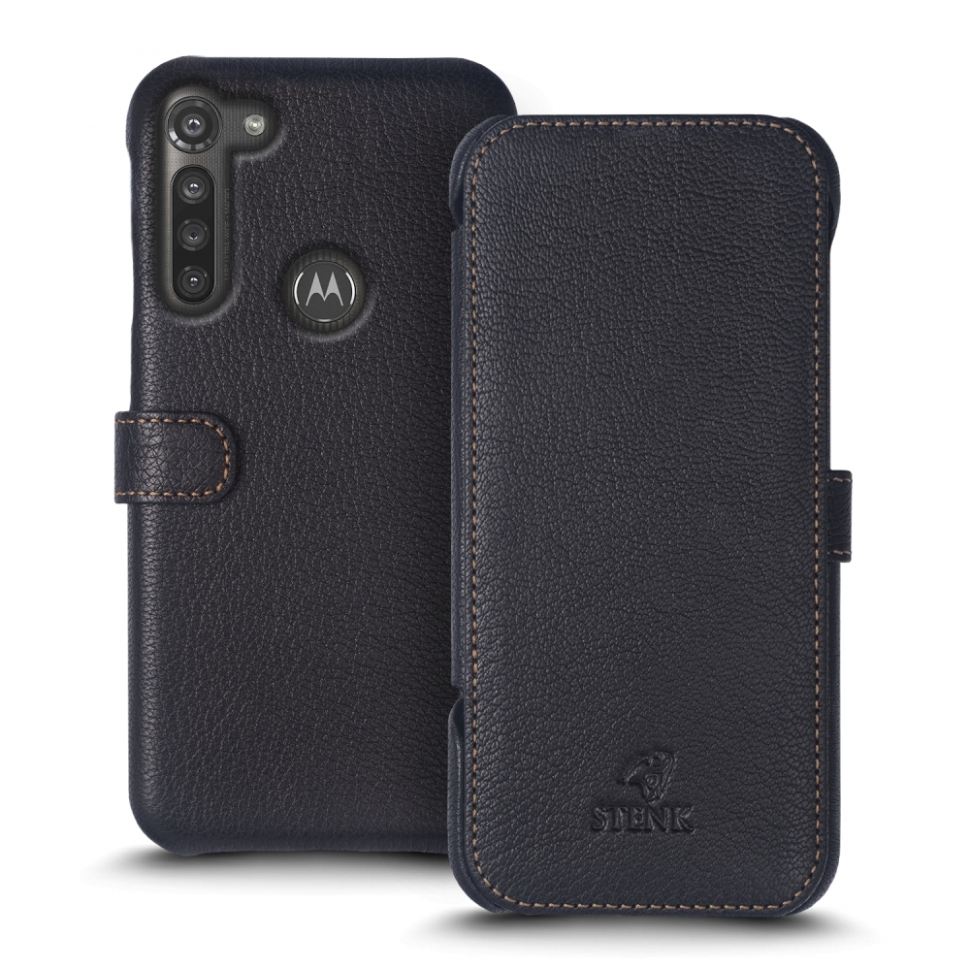 

Чехол книжка Stenk Premium для Motorola Moto G8 Чёрный