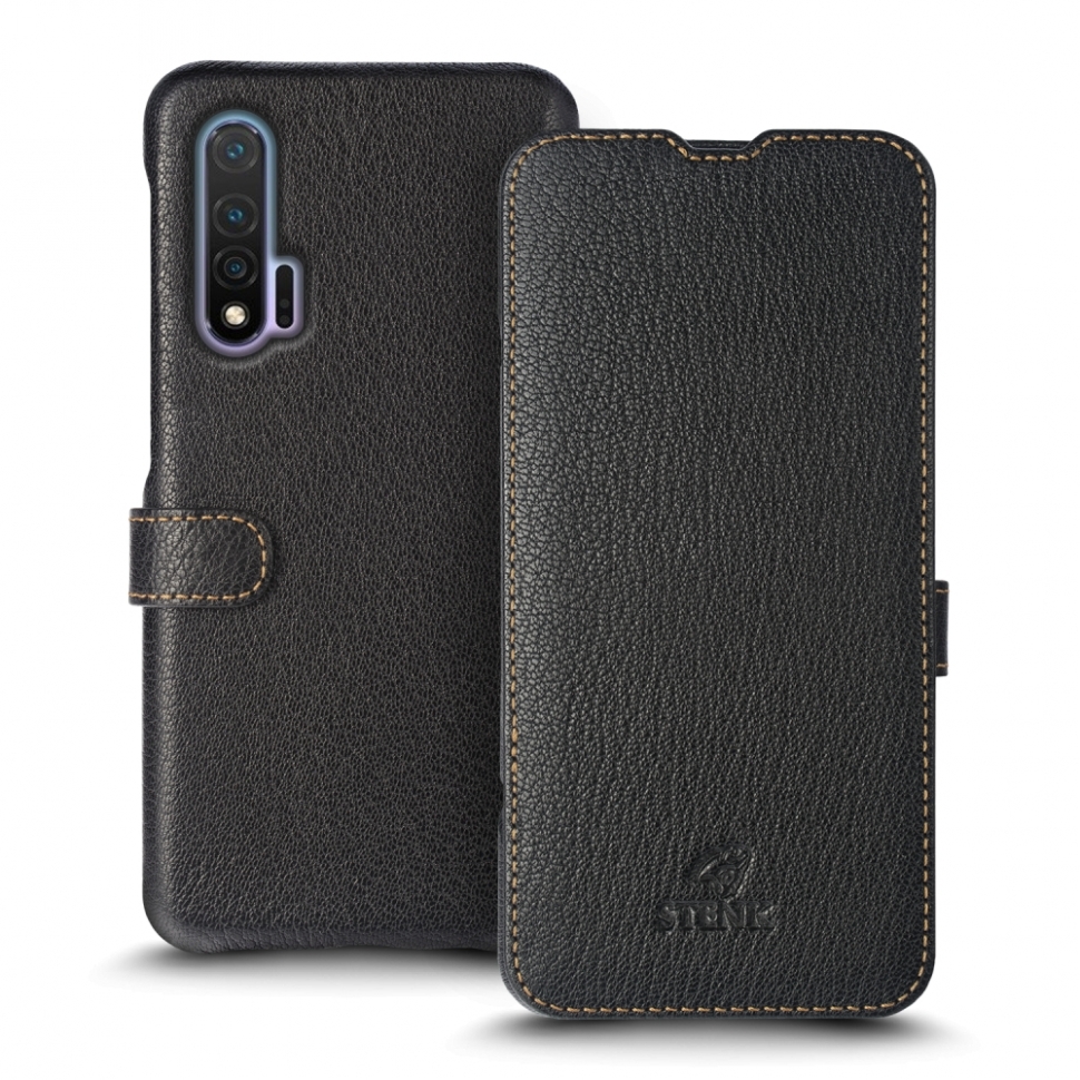 

Чехол книжка Stenk Premium для Huawei Nova 6 Чёрный