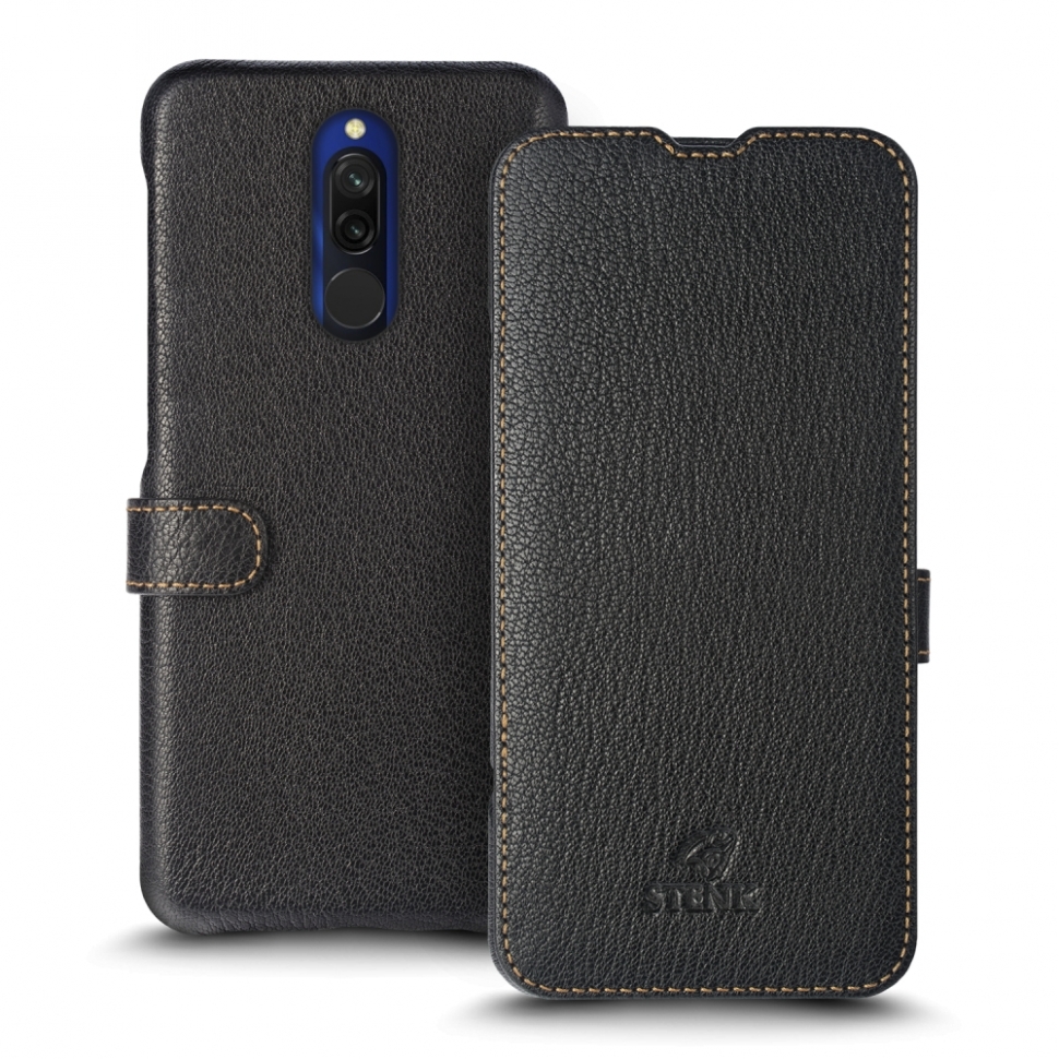 

Чехол книжка Stenk Premium для Xiaomi Redmi 8 Чёрный
