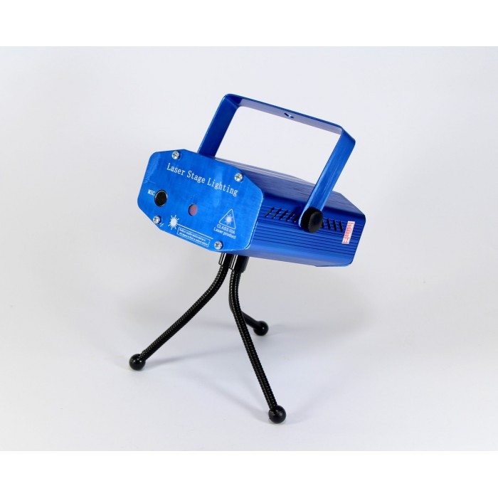 

Лазерный проектор LASER HJ09 с триногой синий (46209)