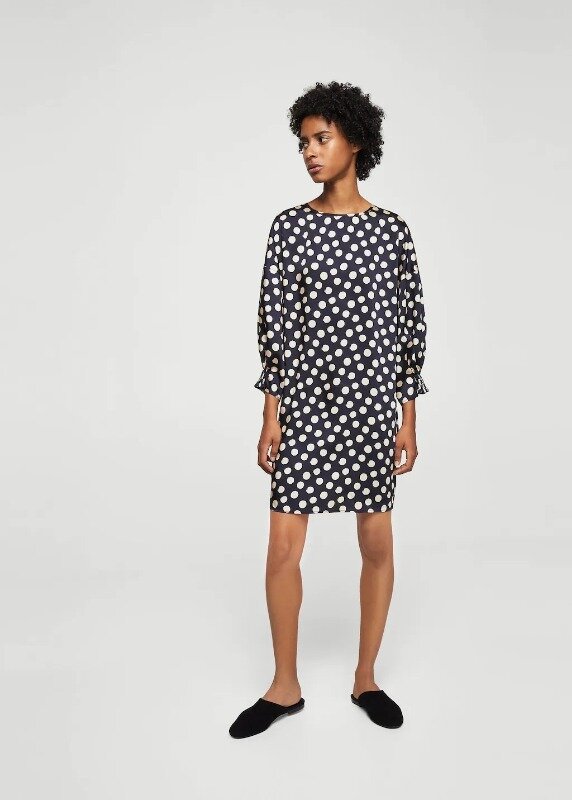 

Платье Mango 11025736 в горохи XL