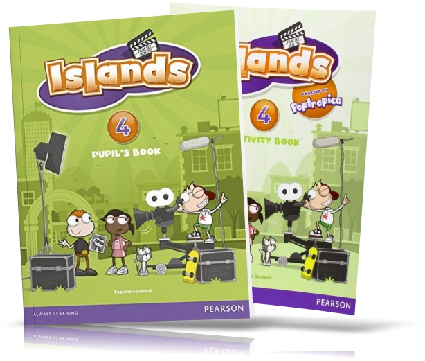 

Islands 4, Pupil's book + Activity Books + Pincode / Учебник + Тетрадь английского языка