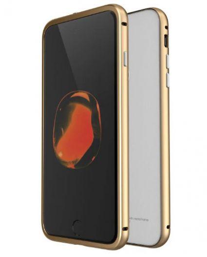 

Металлический бампер Luphie с акриловой вставкой для Apple iPhone 7 / 8 (4.7") White-Gold
