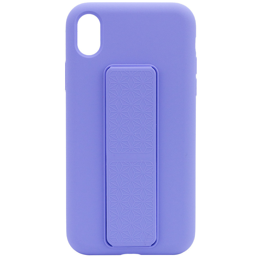 

Чехол Epik Silicone Case Hand Holder для Apple iPhone XS Max (6.5") Сиреневый / Dasheen