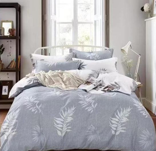 

Постельное белье Vpostelke ветви растения и листья, Степь 2-Спальный 200х220 см серый