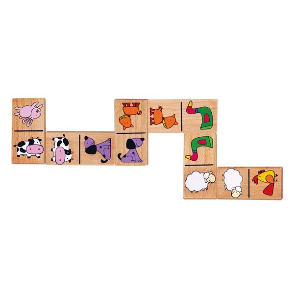

Дерев'яне доміно Viga Toys Звірята (59622)