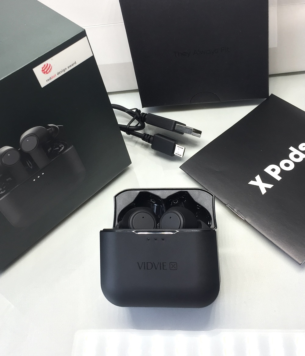 

Беспроводные Bluetooth наушники vidvie X-Pods наушники Black (xpods)