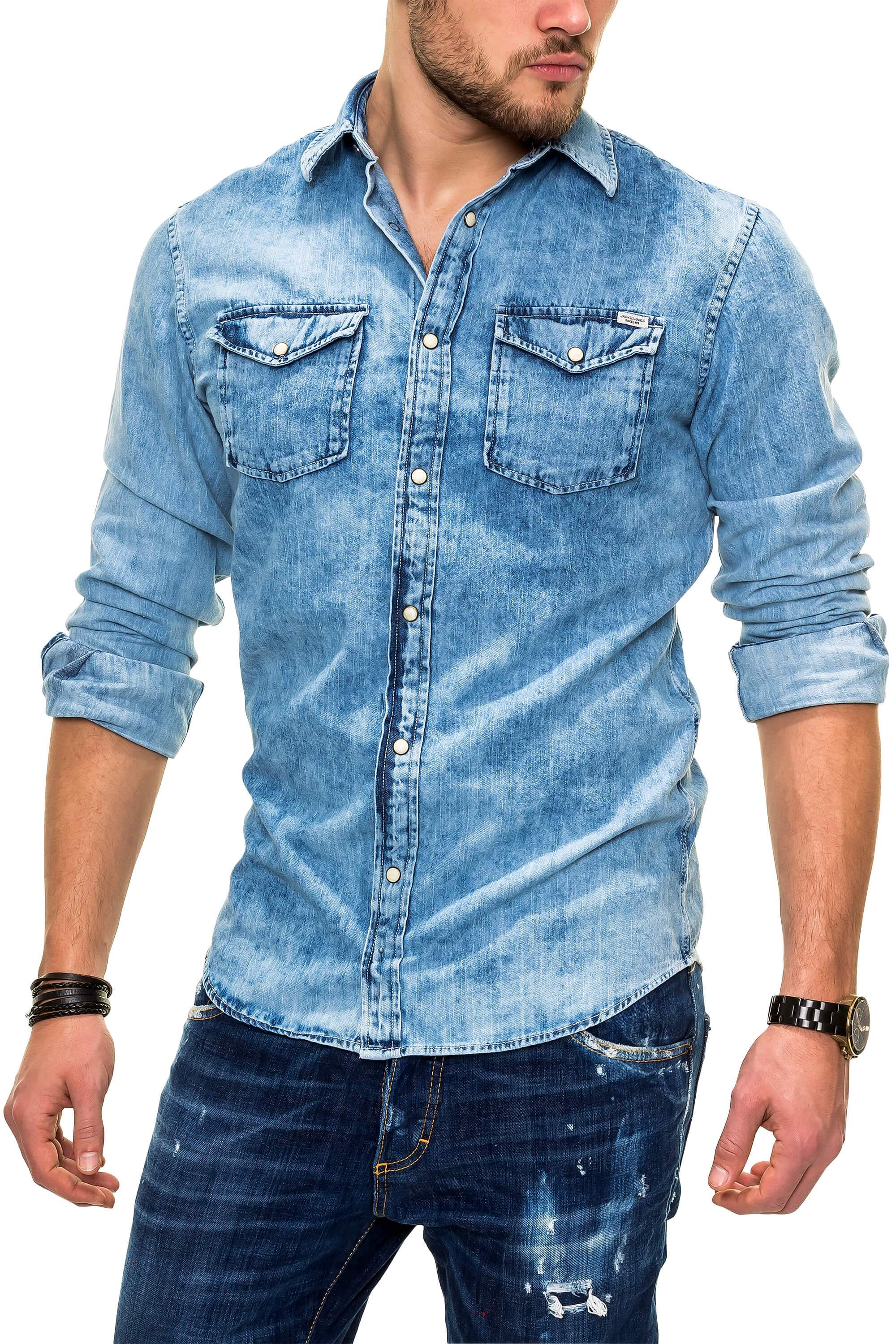 

Рубашка Jack & Jones White Denim S белый