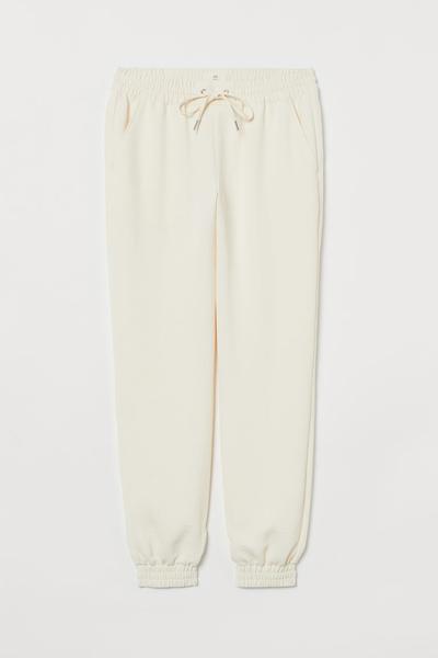 

Брюки без застежек H&M 38 (165/72А) Кремовый