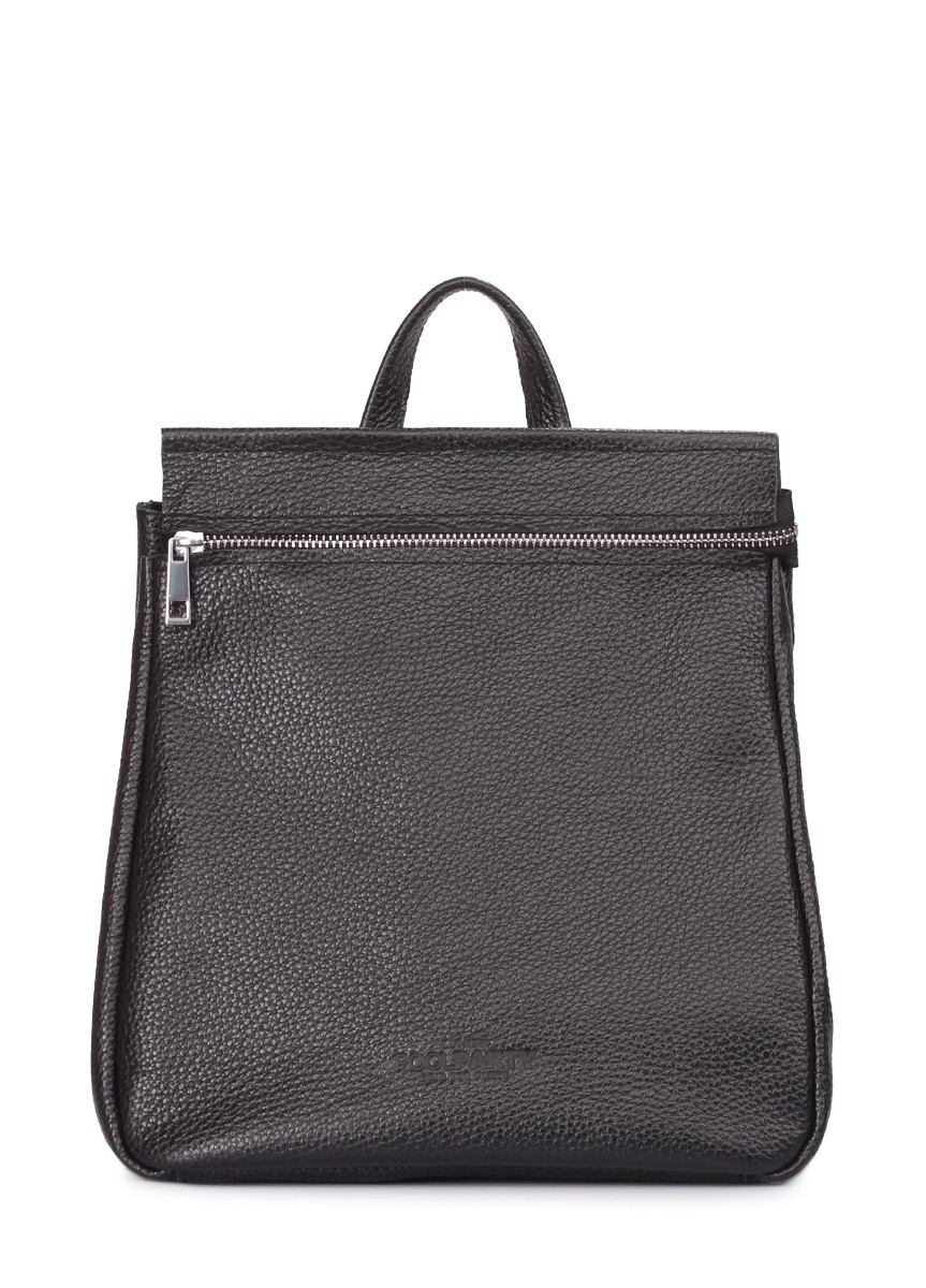 

Кожаный черный рюкзак Poolparty venice-leather-black