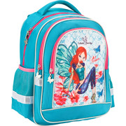 

Рюкзак школьный Kite Winx, 2 отделения, мягкий, бирюзовый, W17-509S
