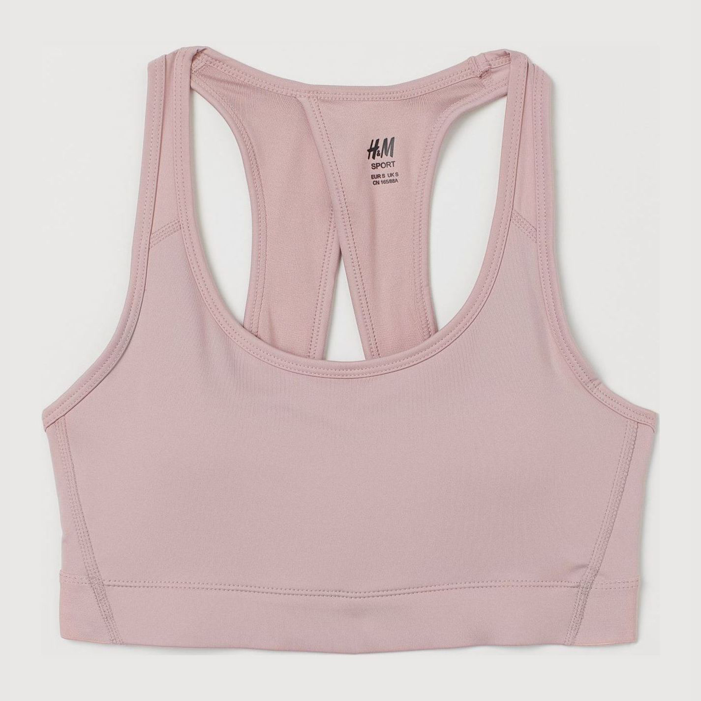 

Спортивный топ H&M 1102-7542381 L Светло-розовый