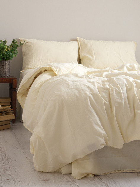 

Комплект постільної білизни 160x220 LIMASSO AKDENIZ KREM STANDART Полуторний 800323