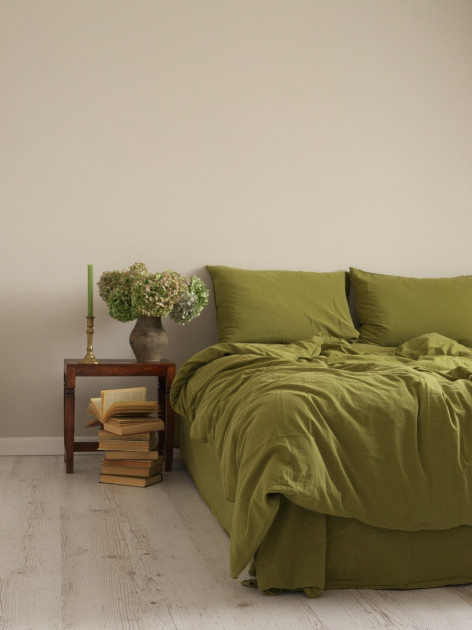 

Комплект постільної білизни 200x220 LIMASSO OLIVE STANDART 800372 Євро