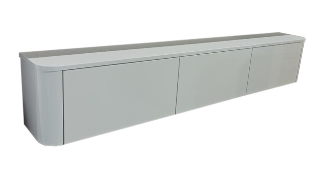 

Навесная глянцевая ТВ тумба Meblion "Юпитер".