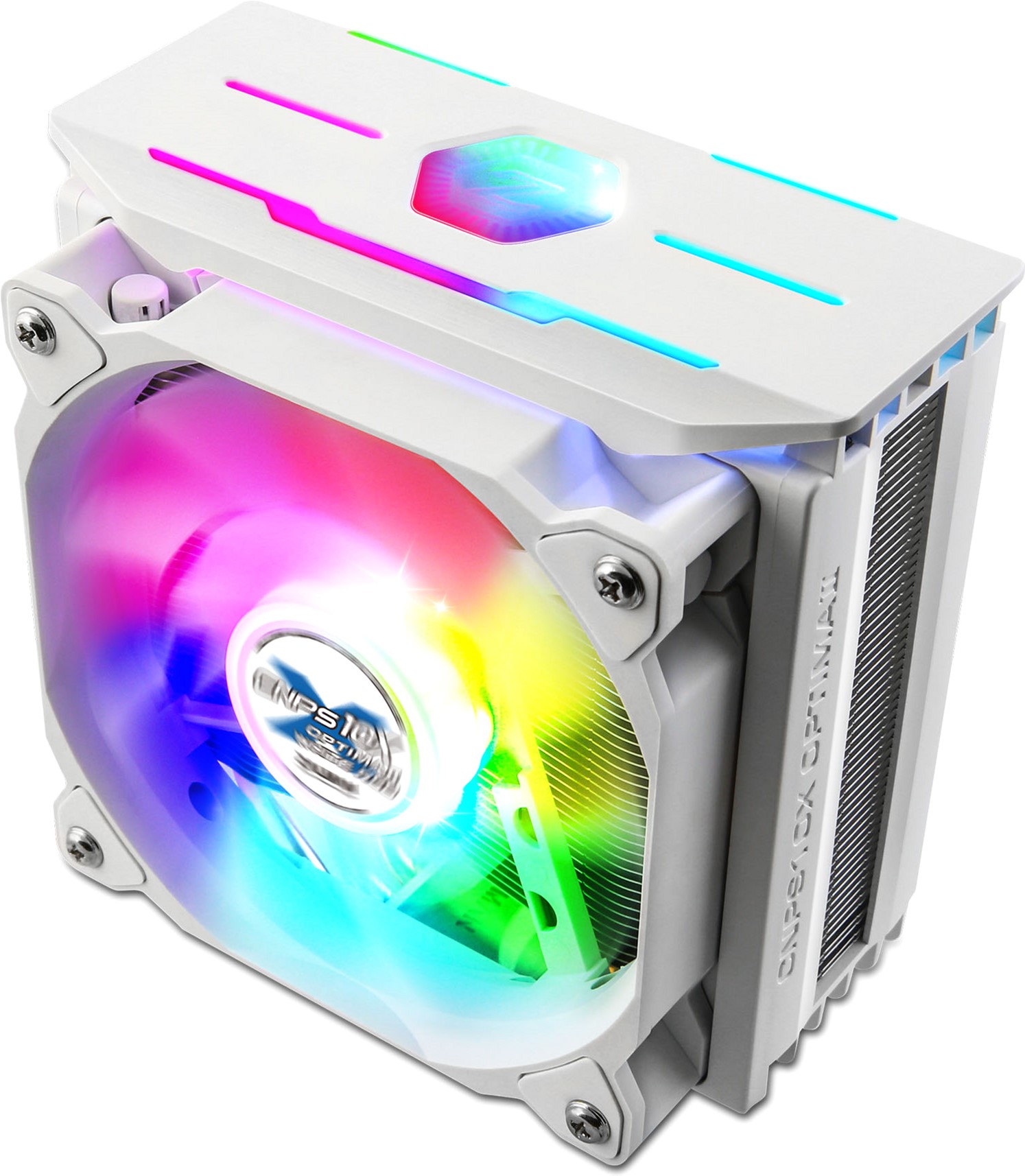 

Кулер процессорный Zalman CNPS10X OPTIMA II RGB White, Intel: 2066/2011-3/2011/1200/1156/1155/1151/1150, AMD: FM2/AM2/AM4/AM3/AM3+, 160x132х85 мм, 4-pin