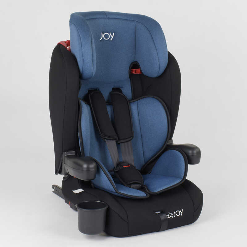 

Детское автокресло JOY 25790 универсальное, ISOFIX, группа 1/2/3 (9-36 кг) Black/Blue (89163)