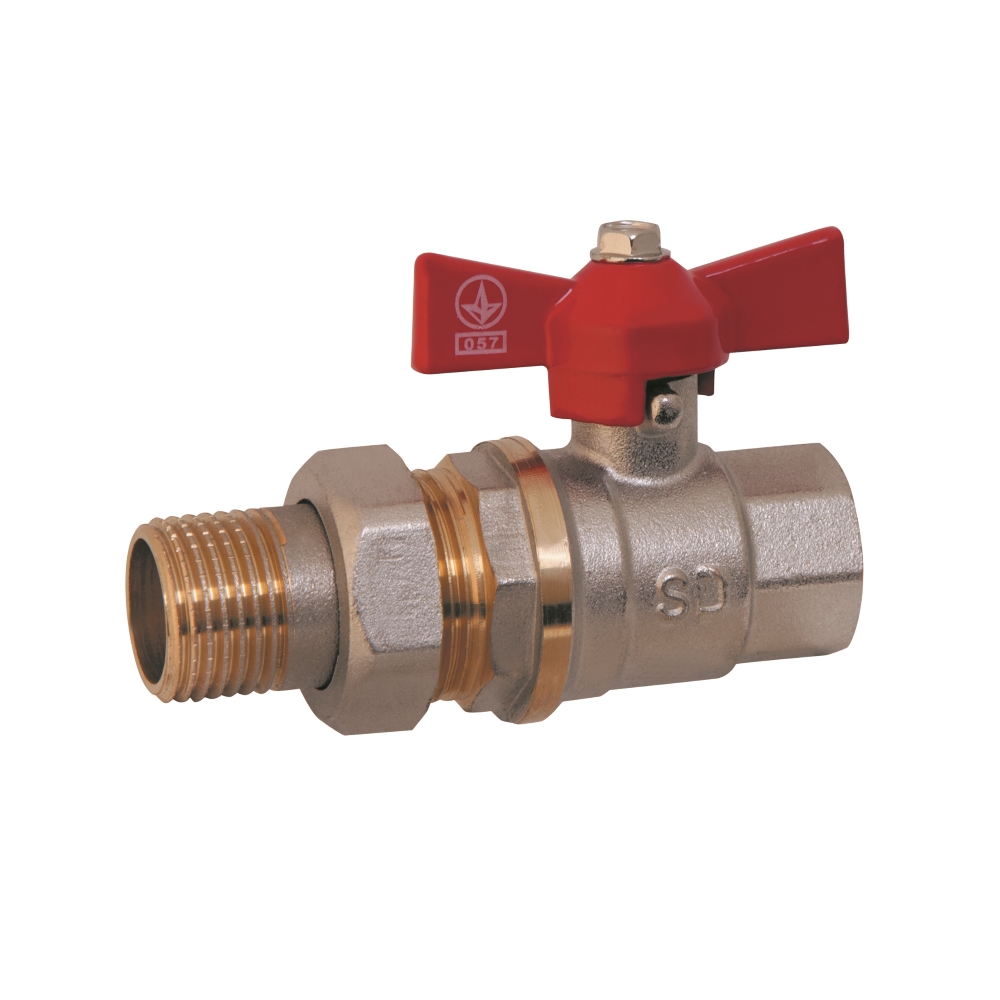

Кран шаровой "Американка" SD Plus прямой 3/4" ВН SD220W20