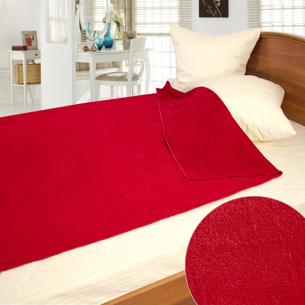 

Простынь Ярослав Махровая Красная (140*200см)