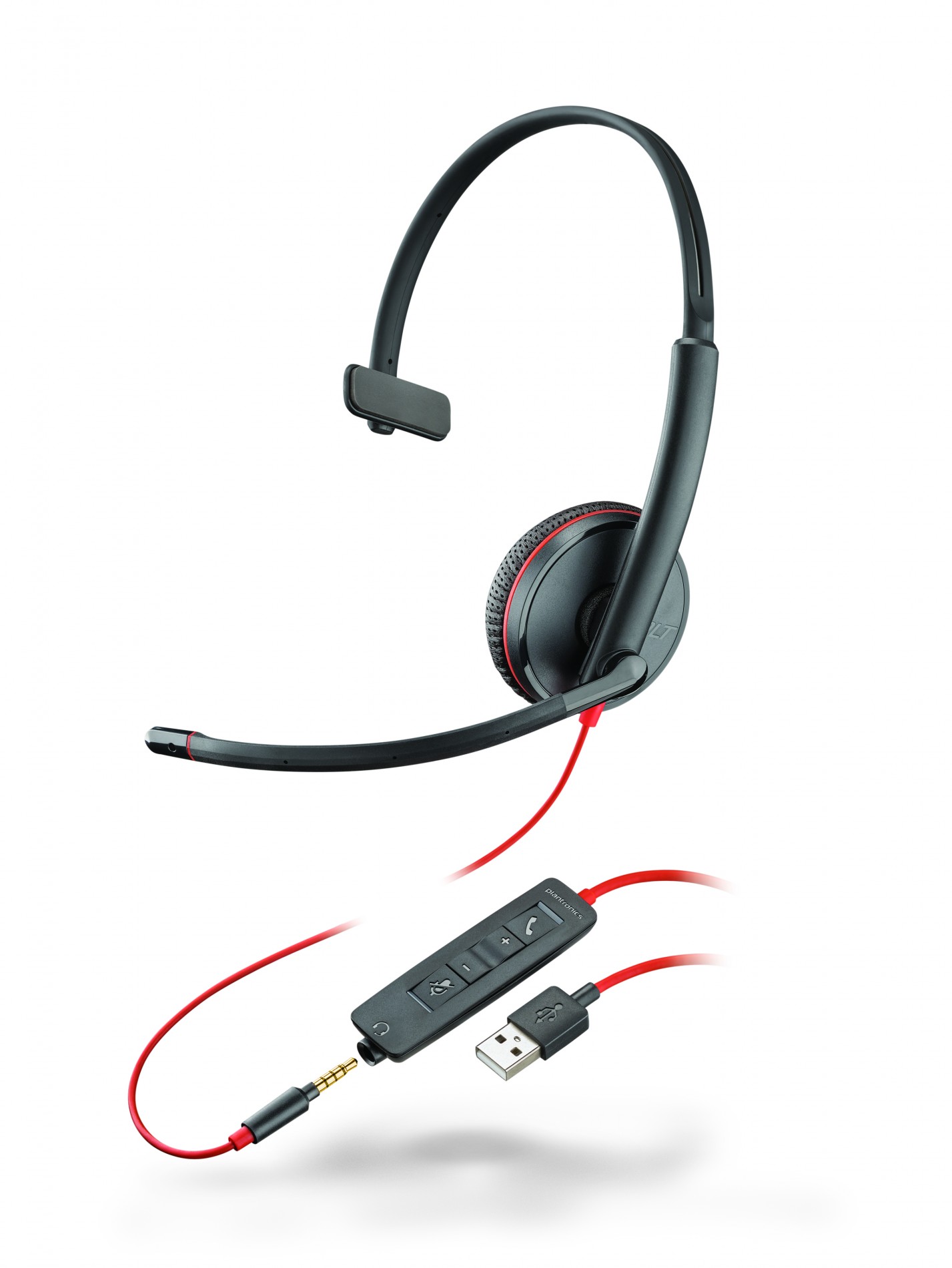 

Проводная гарнитура Plantronics BlackWire C3215-A (jack 3.5/USB-A)