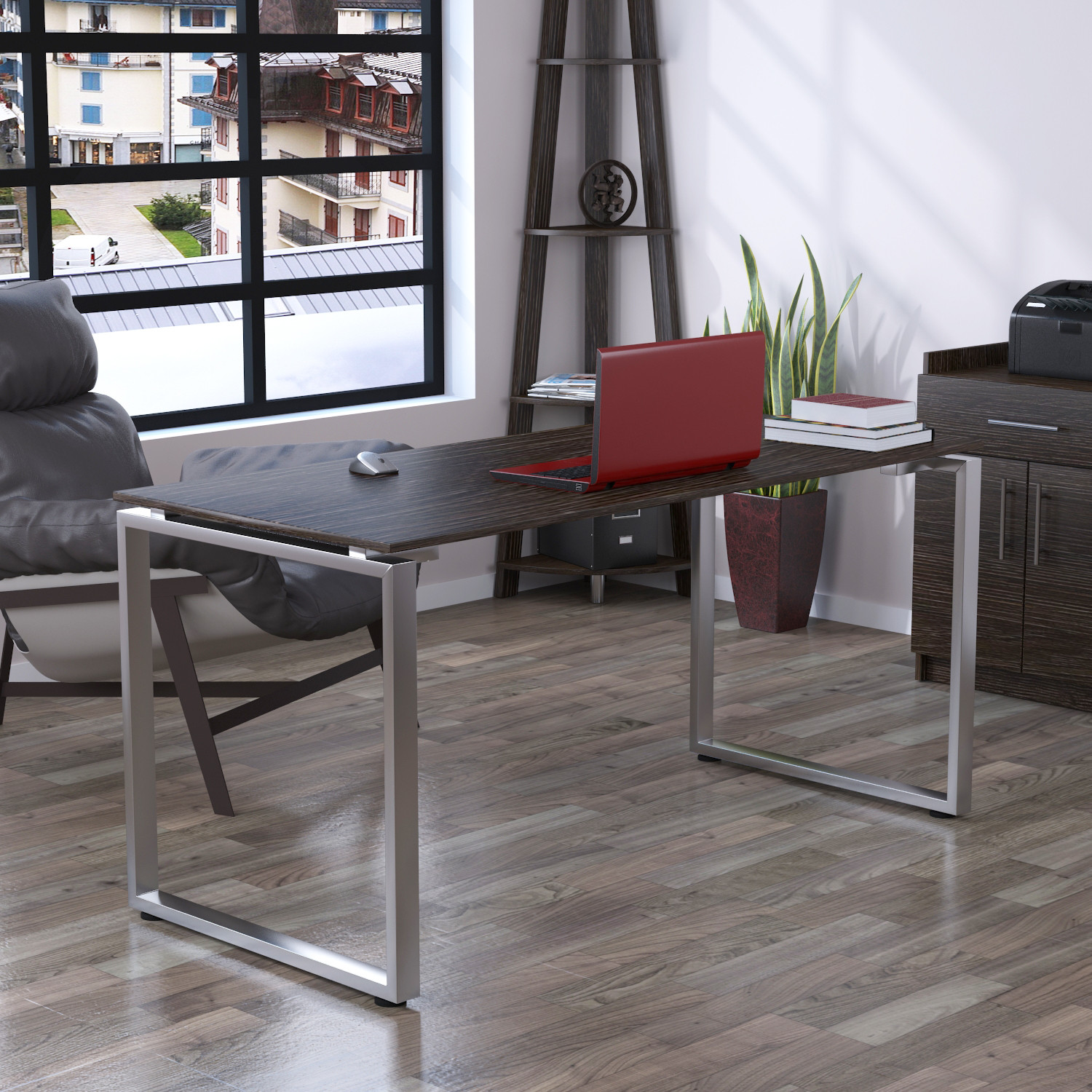 

Письменный стол Loft design Q-160 Венге Корсика Столешница 16 мм