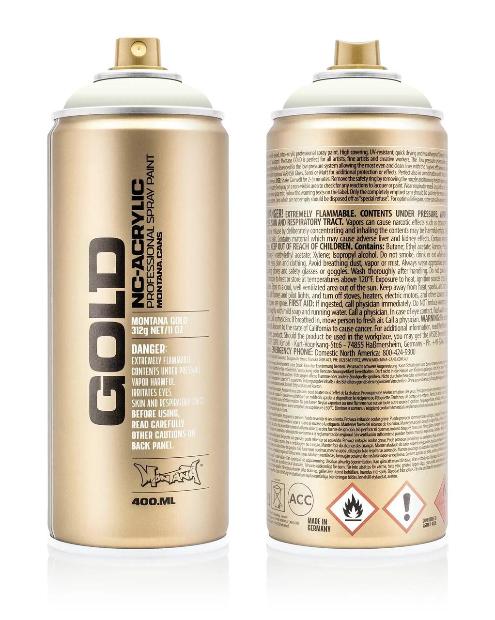 

Краска Montana Gold S9110 Шокирующий белый крем 400 мл (White Cream) (285806)