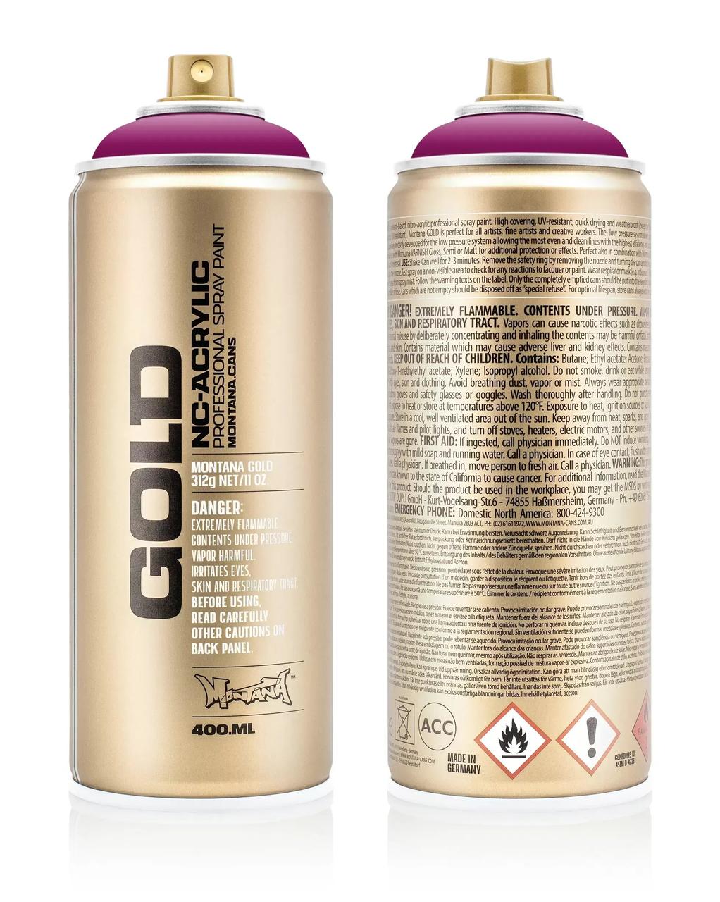 

Краска Montana Gold 3150 Вишневый цвет 400 мл (Cherry Blossom) (284441)