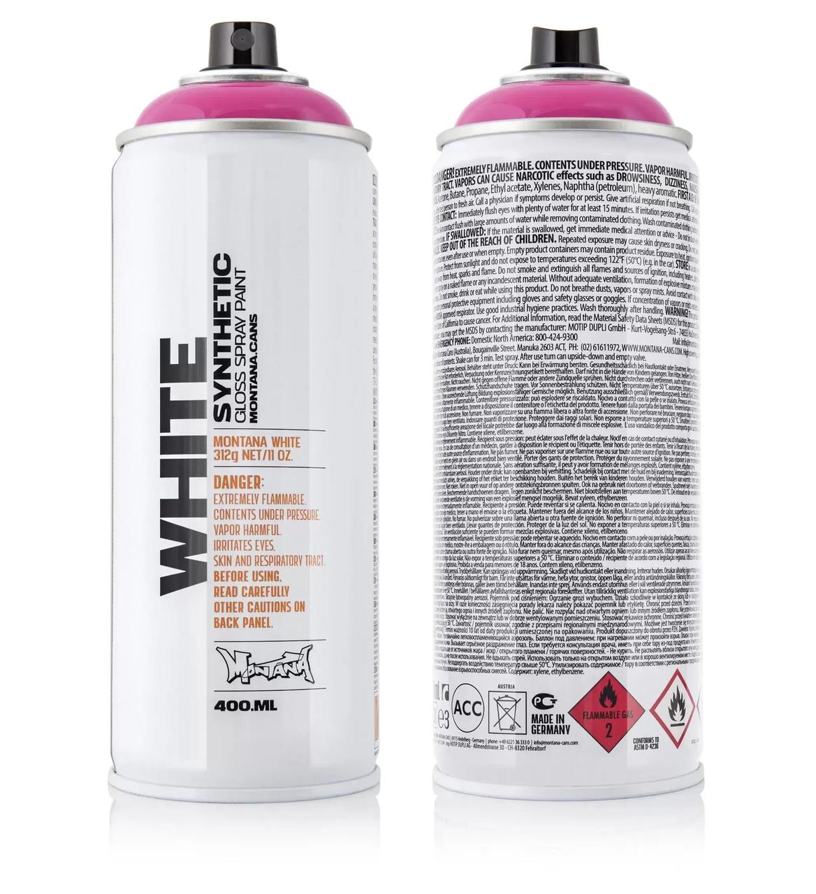 

Краска Montana WHT3360 Фуксия 400 мл (Fuchsia) (344268)