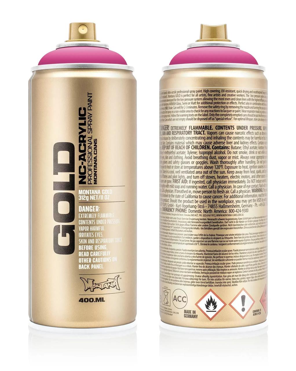 

Краска Montana Gold 3130 Розовый 400 мл (Pink Pink) (284434)