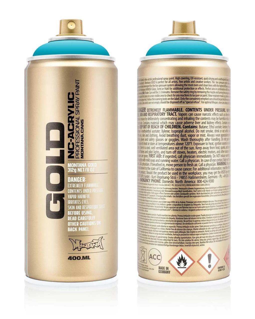 

Краска Montana Gold P2000 100% Циановый 400 мл (100% Cyan) (285578)