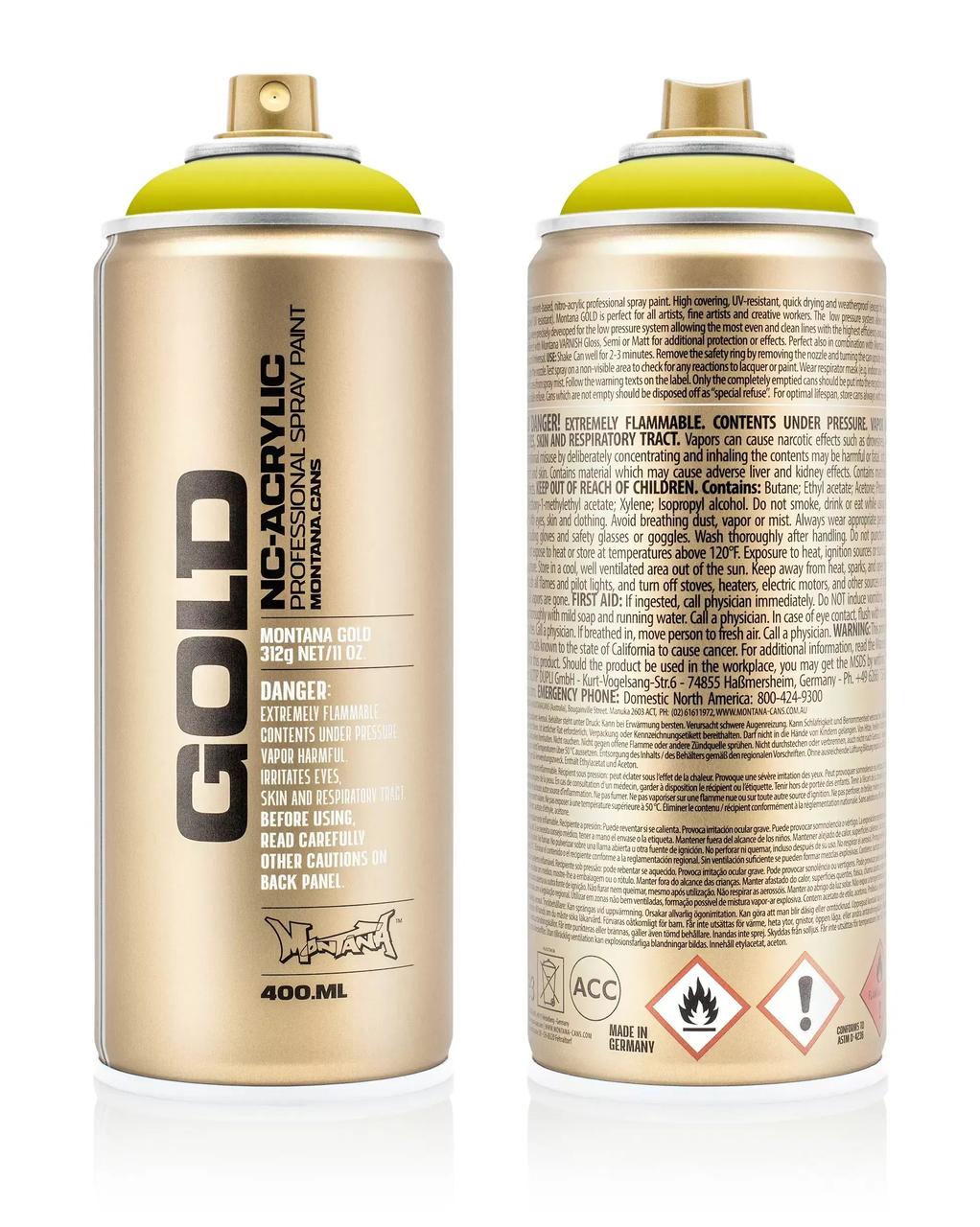 

Краска Montana Gold 1120 Банана Джо 400 мл (Banana Joe) (284007)